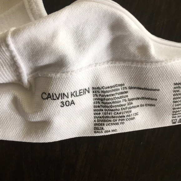 Calvin Klein Bra Sz 30A - Picture 3 of 3